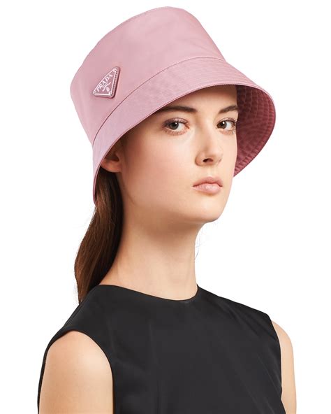 chapeu bucket prada|prada nylon bucket hat.